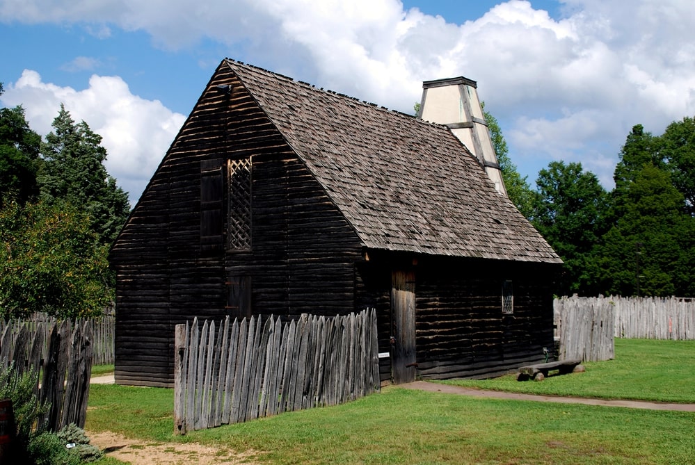 St. Mary's City Maryland 17th Century Wooden-House